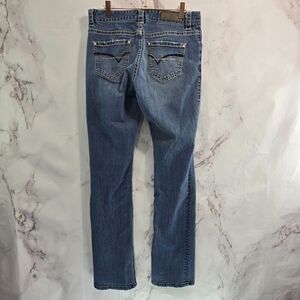 Rock & Roll Denim Jeans Women 26 X 32 High Rise Boyfriend Straight Medium